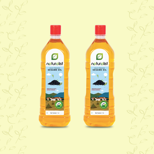 Cold Pressed Sesame/Gingelly Oil - Pack of 2