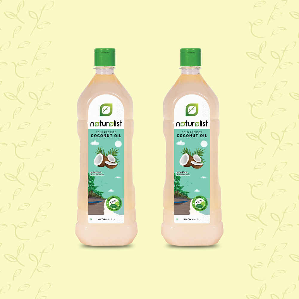 Cold Pressed Coconut Oil - Pack of 2