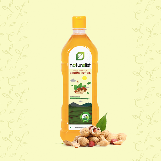 Cold Pressed Groundnut Oil - 1 Litre